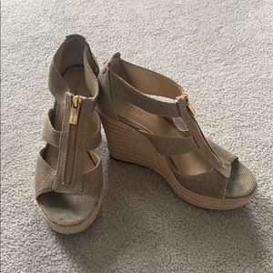 Gold Michael Kors Wedges